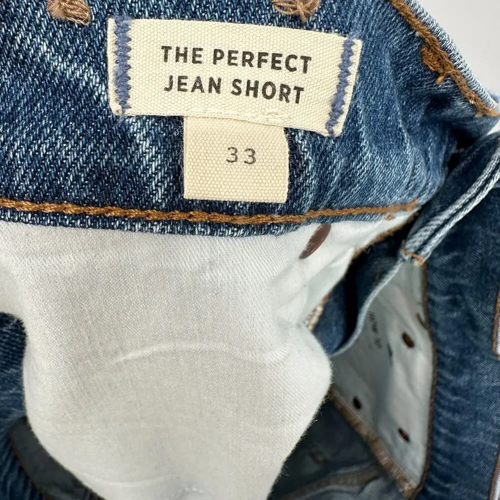 MADEWELL The Perfect Jean Short in Burnett Wash: TENCEL™ Lyocell Edition // 33